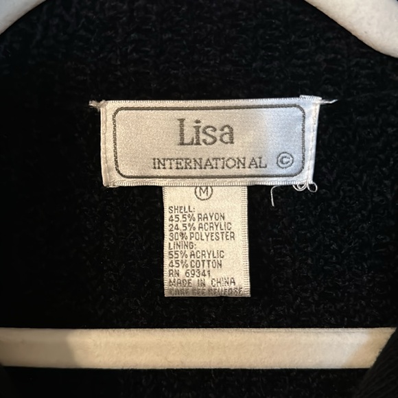 Lisa international cheetah print fuzzy zip up sweater o - Picture 5 of 7